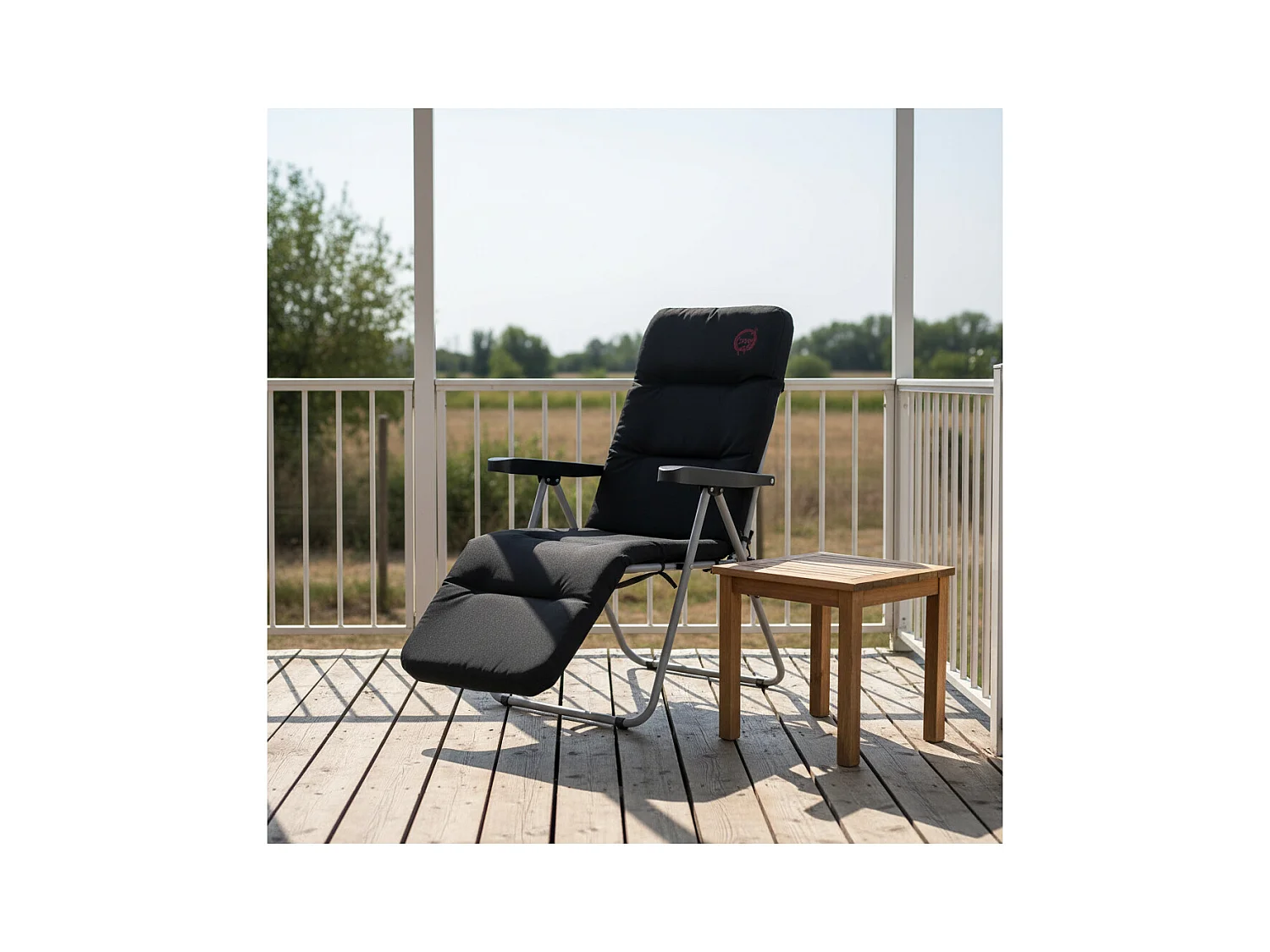 Fauteuil de camping relax pliable - O'camp - Multipositions - Dimensions : 62 x 105 x 92 cm