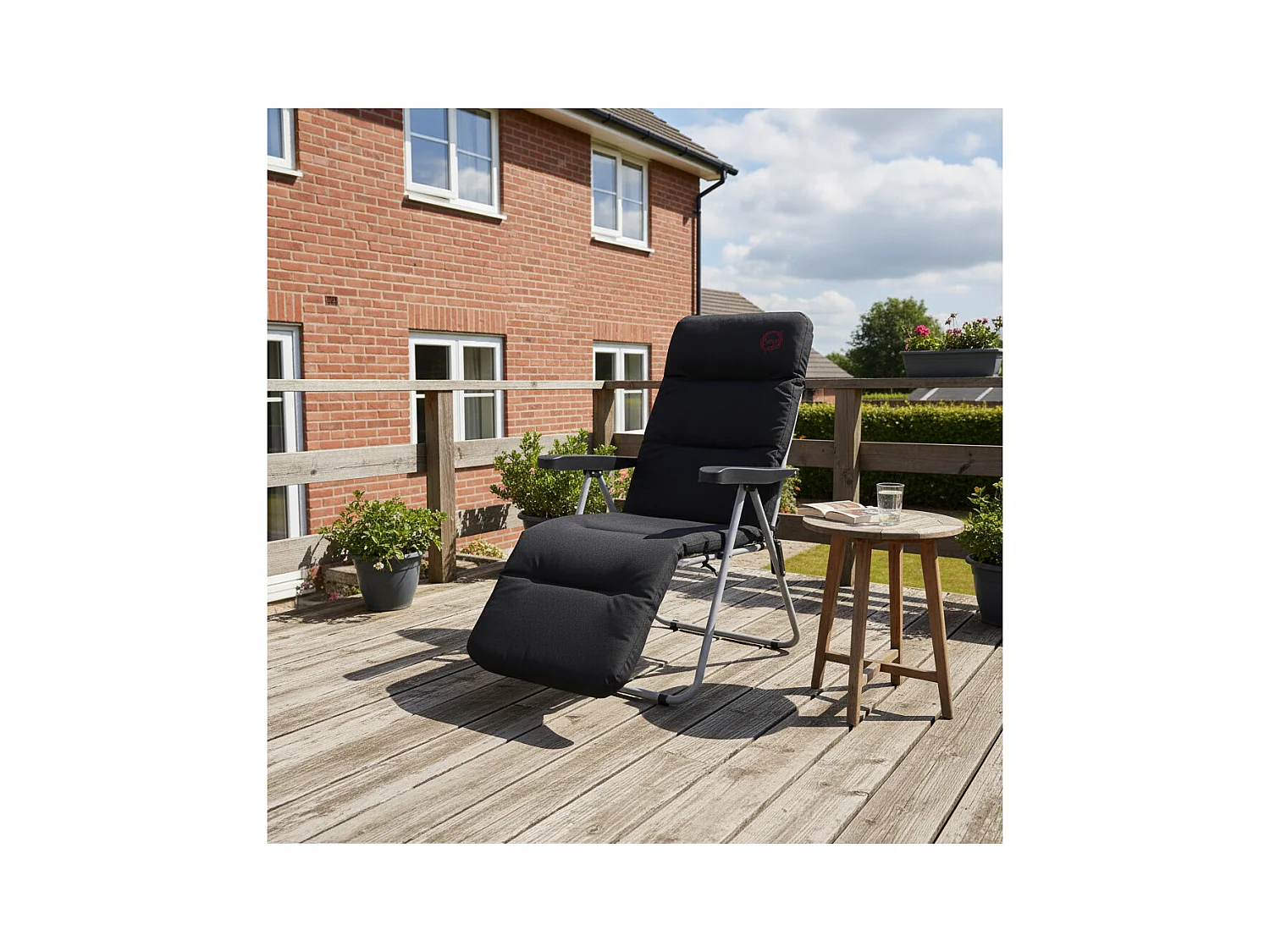 Fauteuil de camping relax pliable - O'camp - Multipositions - Dimensions : 62 x 105 x 92 cm