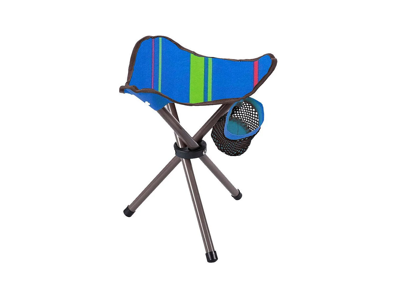 Siège pliable 3 pieds de camping - O'Camp - Dimensions : 32 x 38 x 32 cm