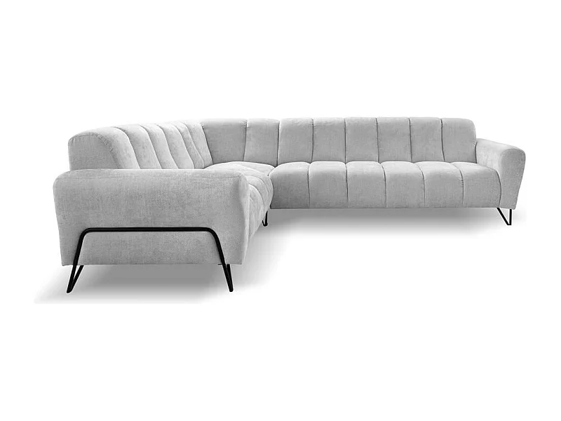 CANAPE Volare sans fonction sommeil gris clair à droite