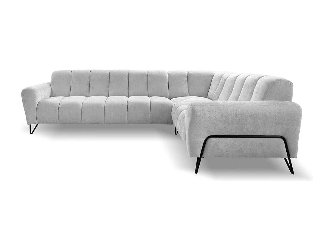 Hoekbank Volare zonder slaapfunctie lichtgrijs links