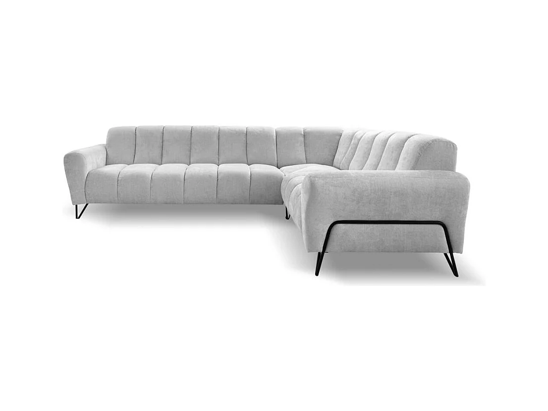 ECKSOFA Volare ohne Schlaffunktion hellgrau links