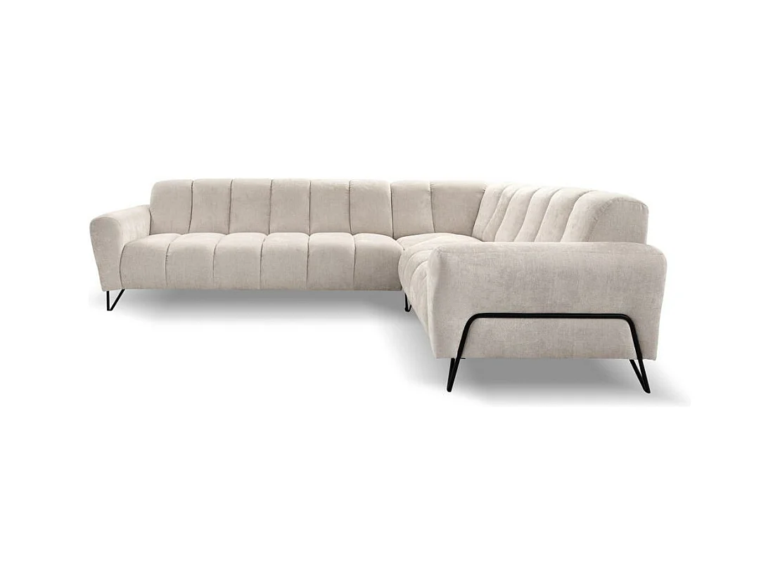 Hoekbank Volare zonder slaapfunctie beige links