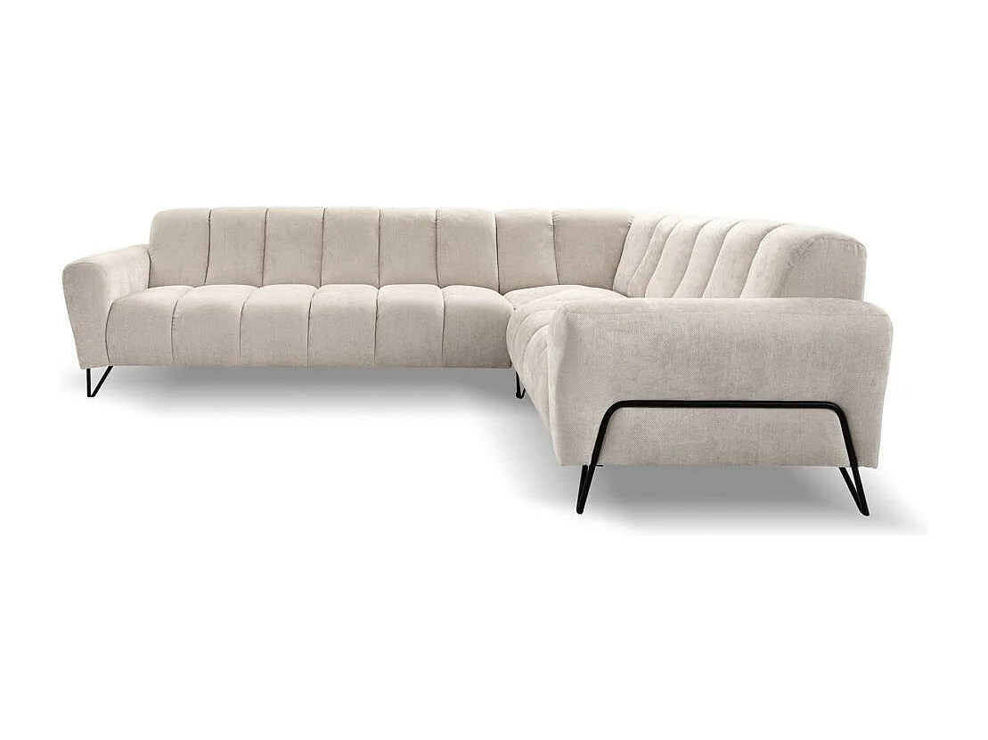 Hoekbank Volare zonder slaapfunctie beige links