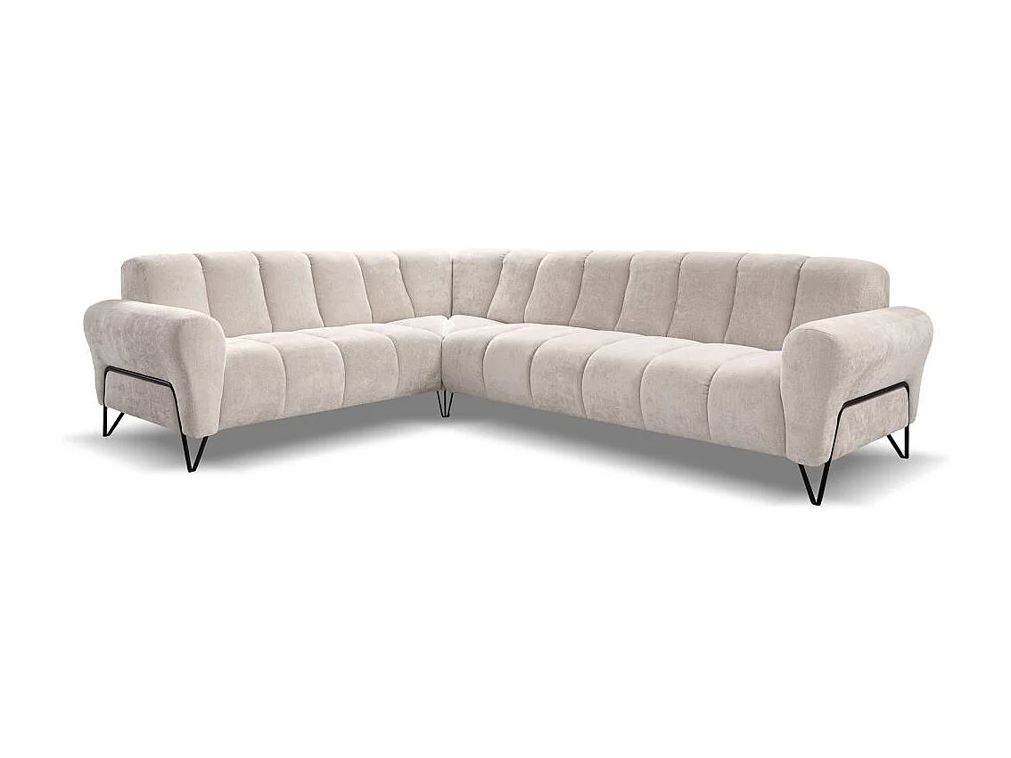 Hoekbank Volare zonder slaapfunctie beige rechts