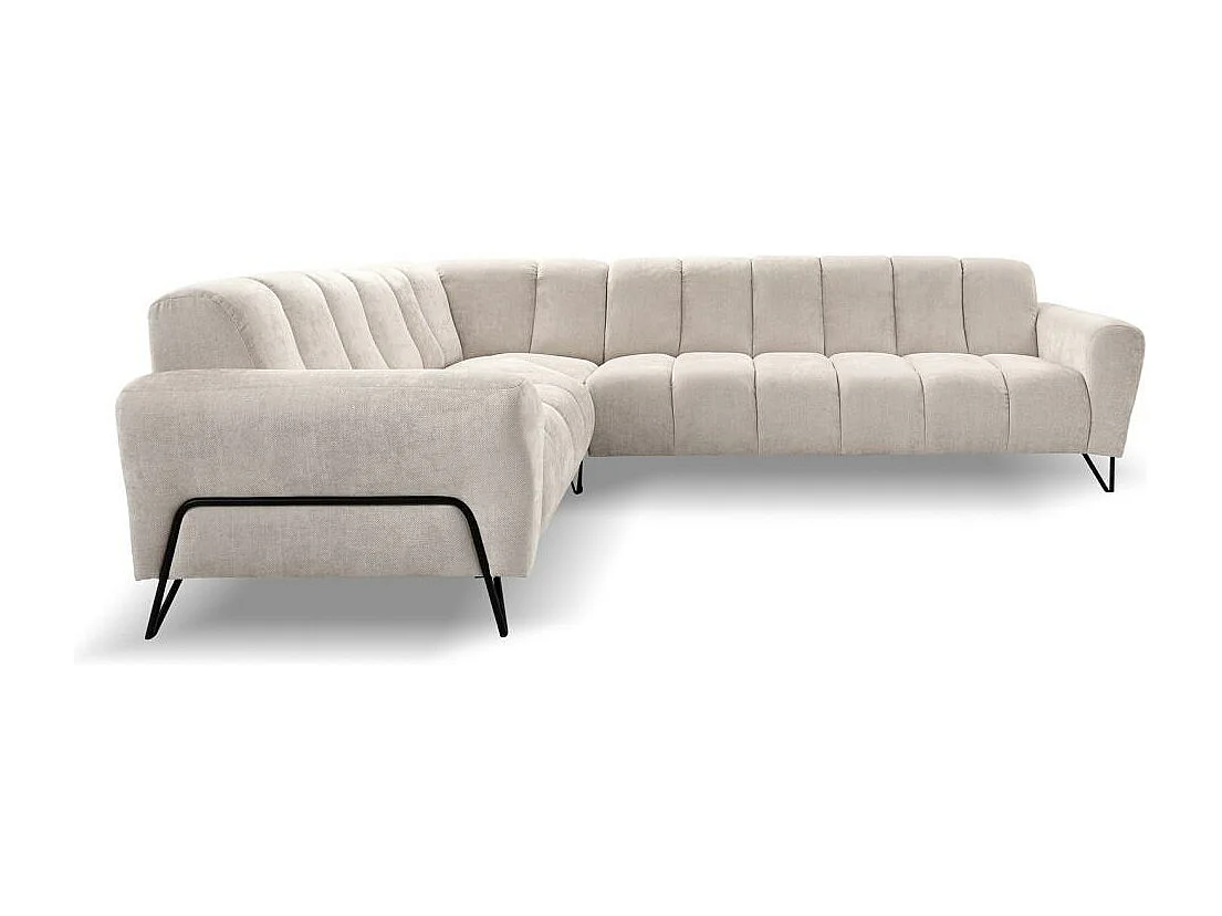 Hoekbank Volare zonder slaapfunctie beige rechts