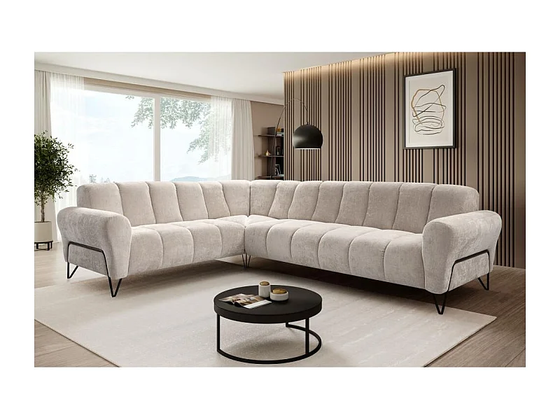 CANAPE Volare sans fonction sommeil beige droite