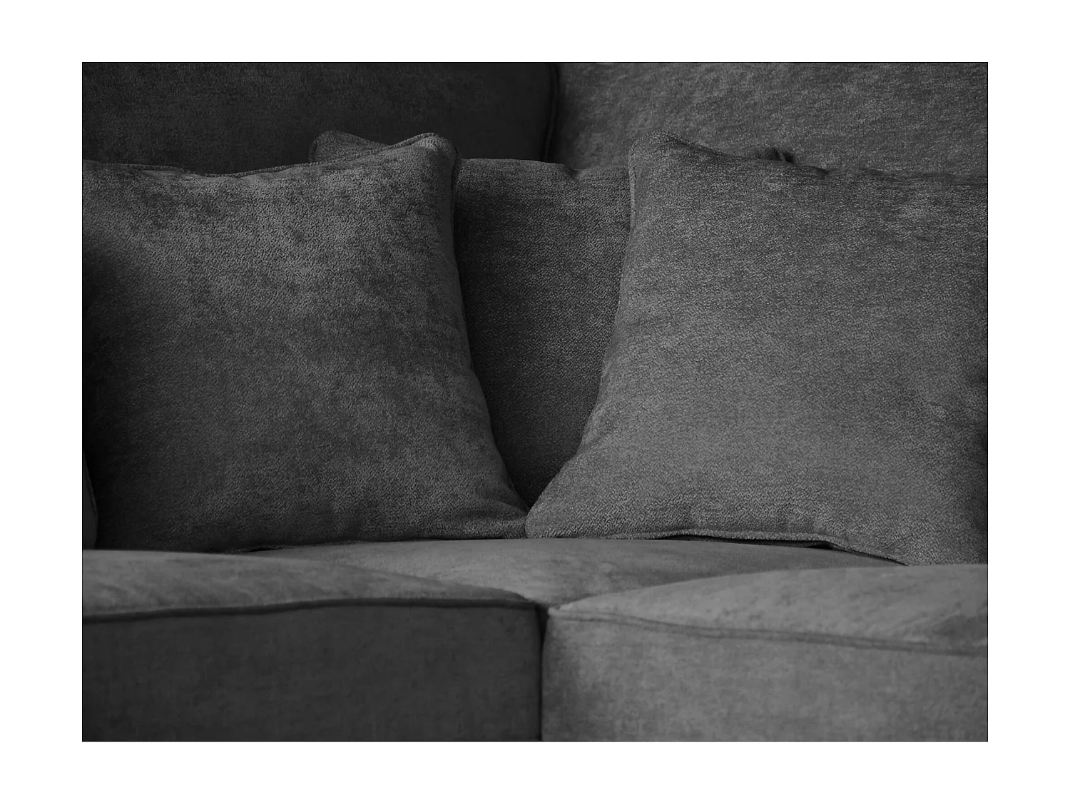 ECKSOFA Parma ohne Schlaffunktion grau links