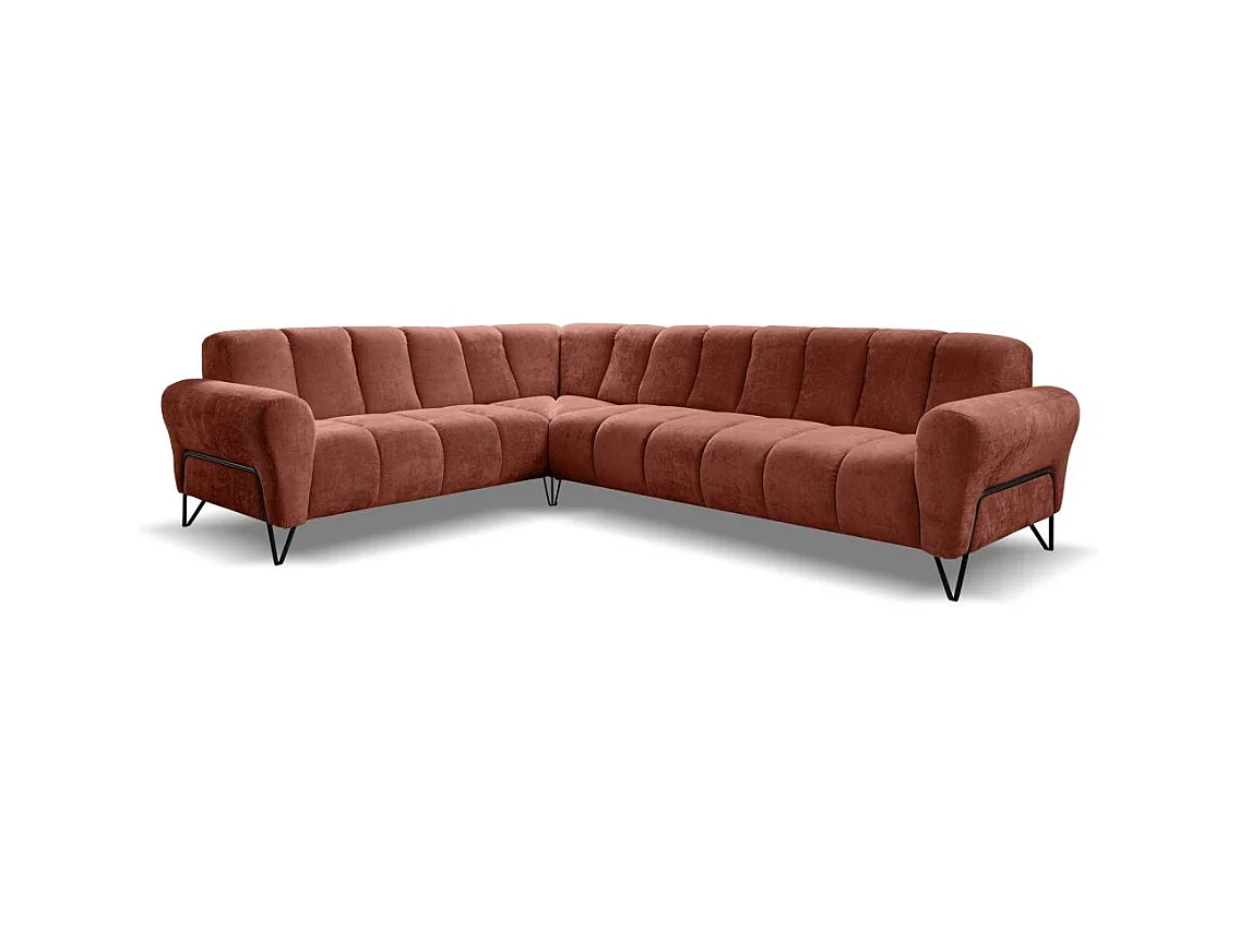 ECKSOFA Volare ohne Schlaffunktion rot rechts