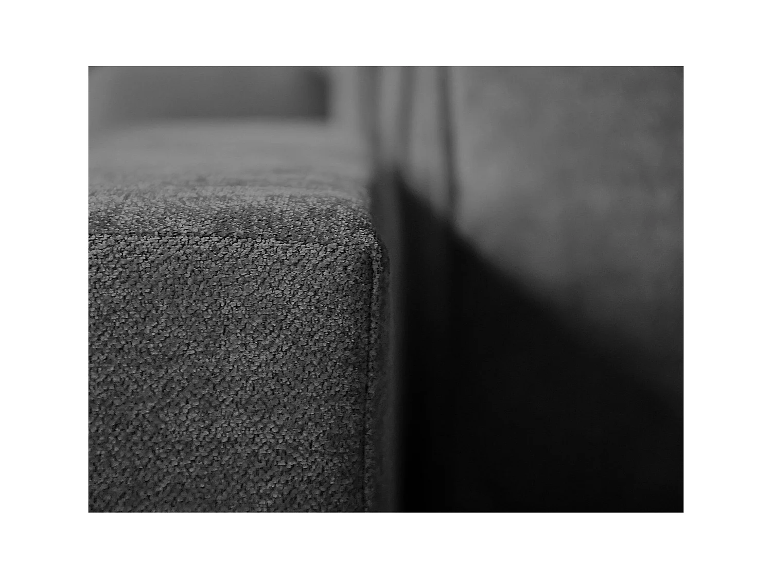 CANAPE Parma sans fonction sommeil gris à droite