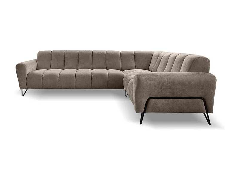 ECKSOFA Volare ohne Schlaffunktion braun links