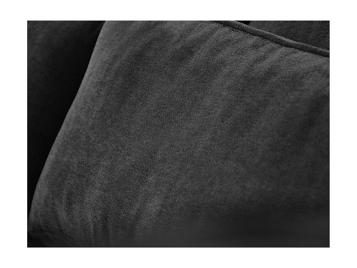 ECKSOFA Parma ohne Schlaffunktion dunkelgrau links