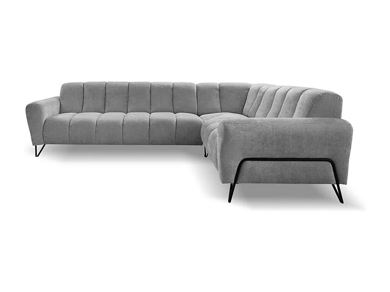 ECKSOFA Volare ohne Schlaffunktion grau links