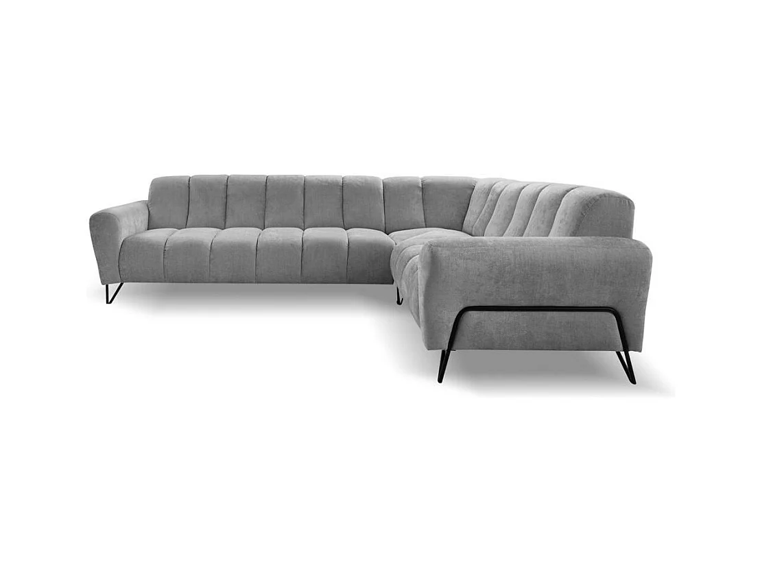 ECKSOFA Volare ohne Schlaffunktion grau links