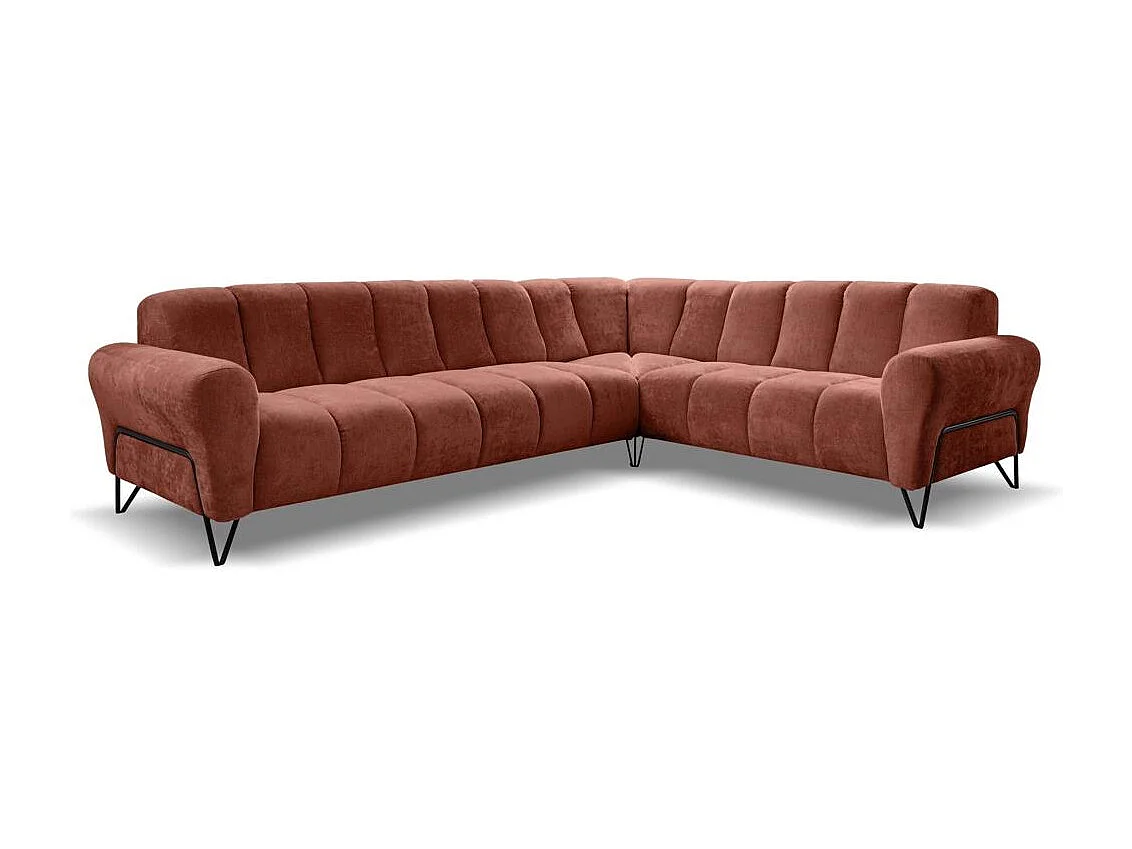 ECKSOFA Volare ohne Schlaffunktion rot links