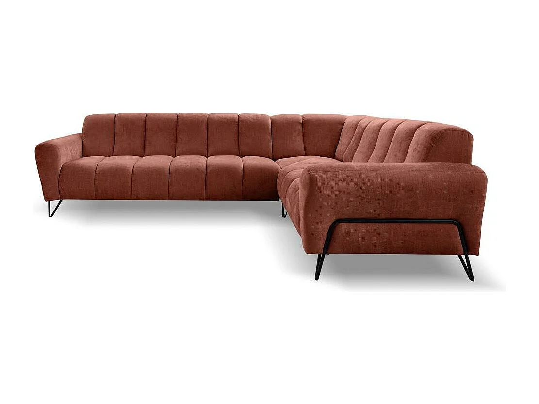 ECKSOFA Volare sans fonction sommeil rouge gauche