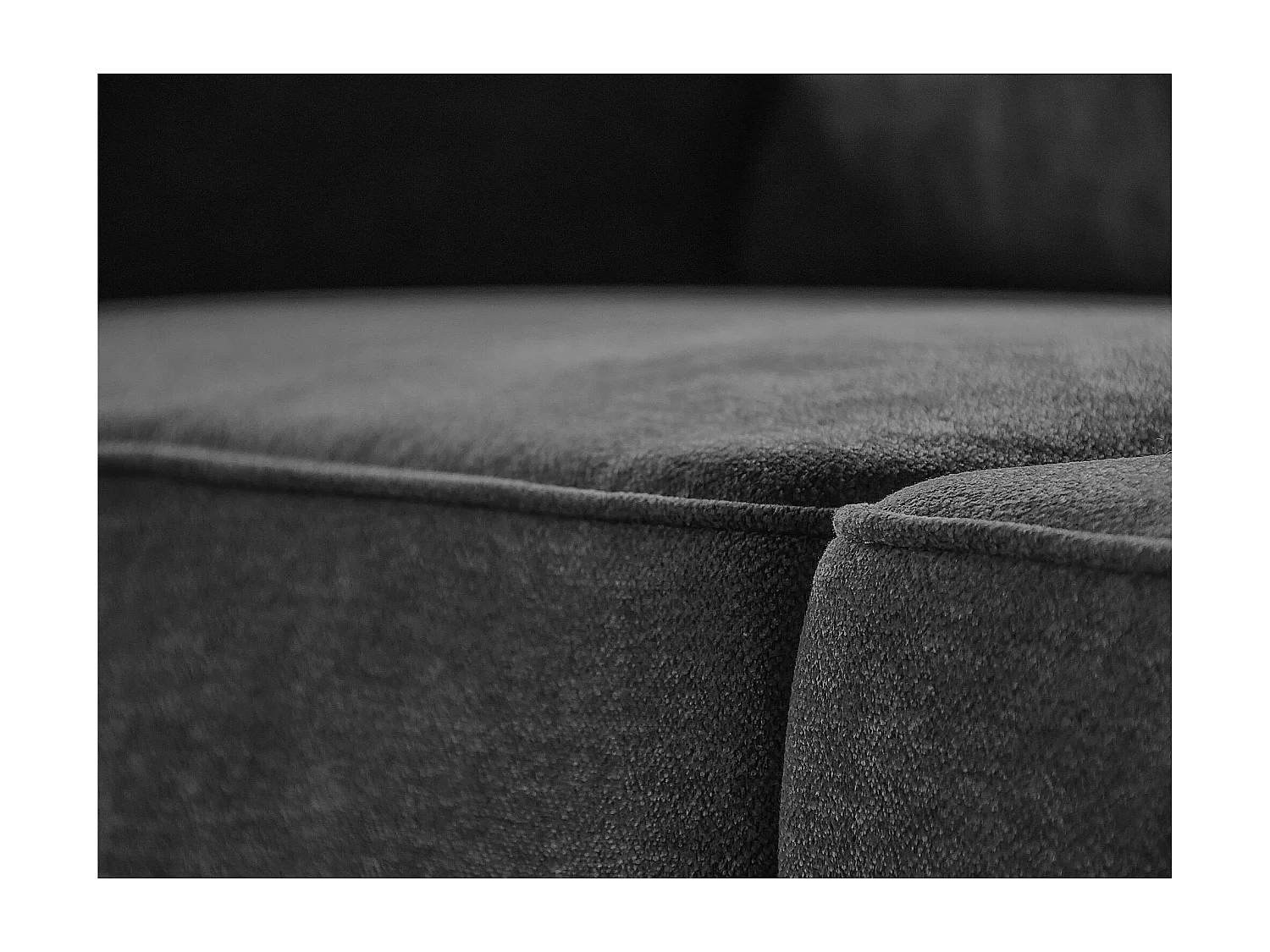 ECKSOFA Parma ohne Schlaffunktion dunkelgrau rechts