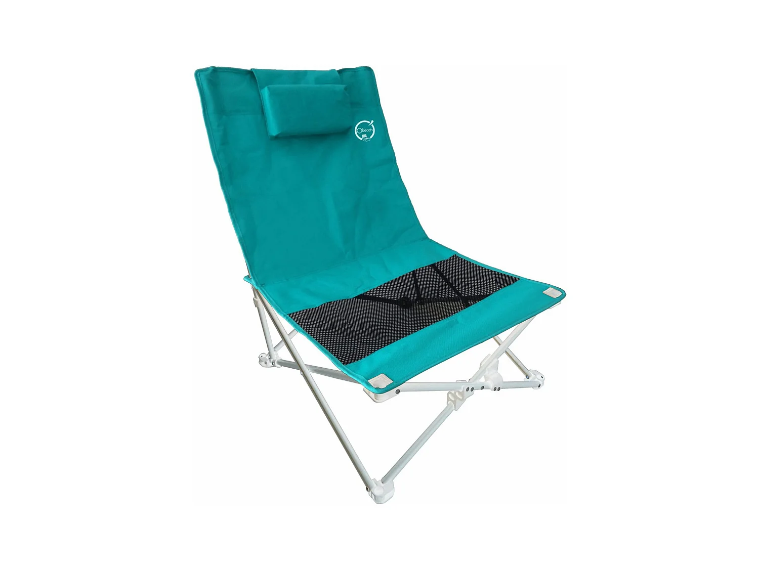 Siège de plage pliable - O'Beach - Housse de transport inclus - Dimensions : 40 x 70 x 40 cm