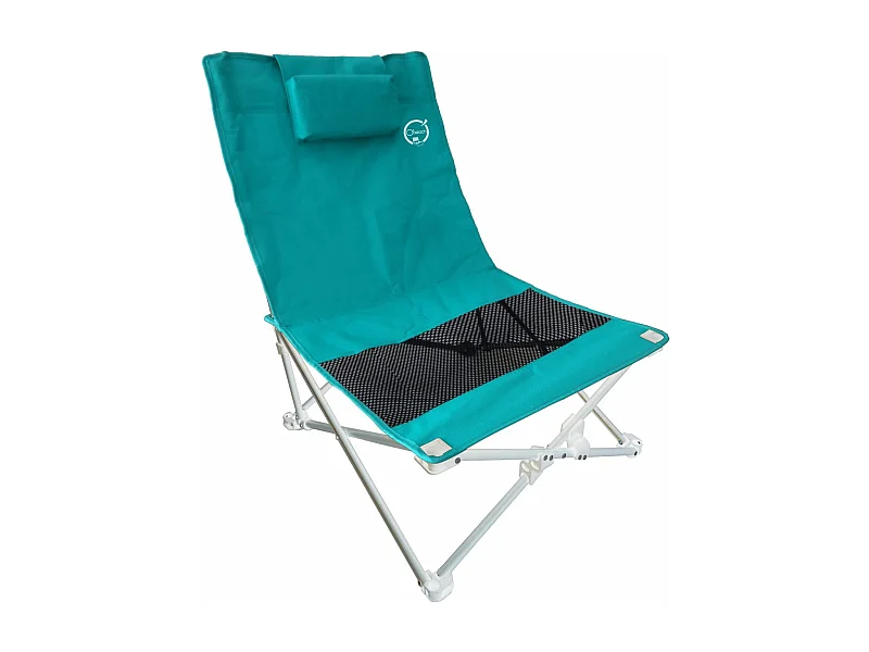 Siège de plage pliable - O'Beach - Housse de transport inclus - Dimensions : 40 x 70 x 40 cm