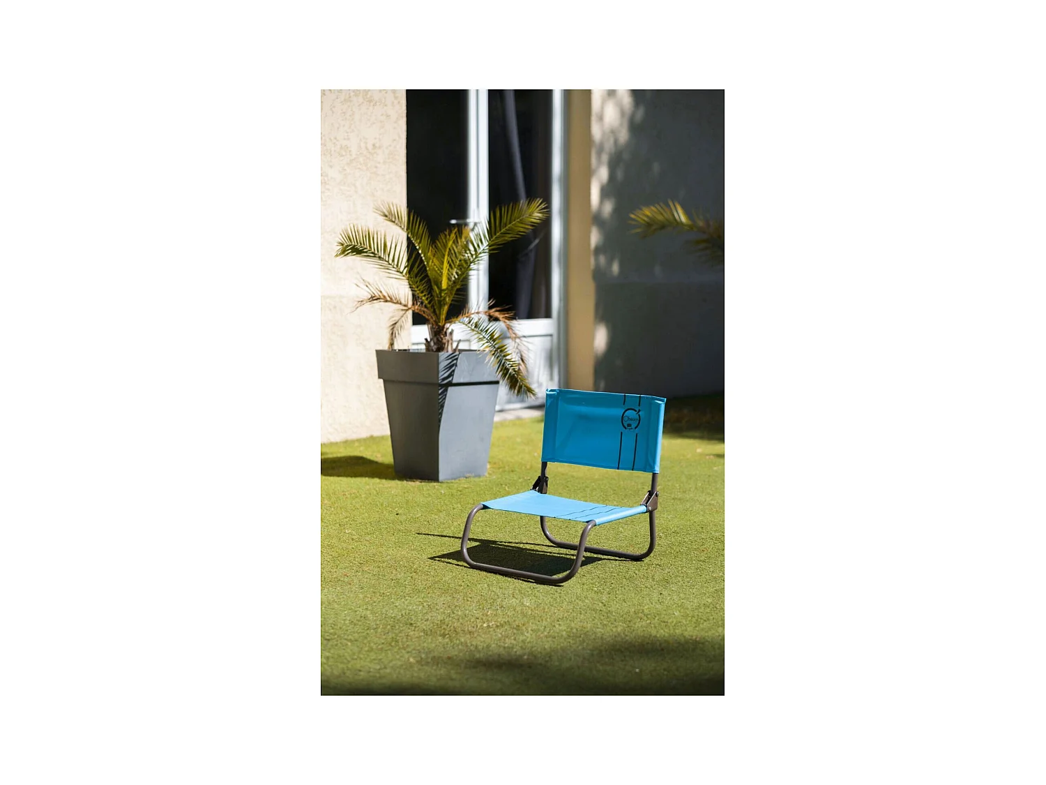 Lot de 2 chaises cale-dos de plage 1 pliure - O'Beach - Dimensions : 40 x 50 x 45 cm