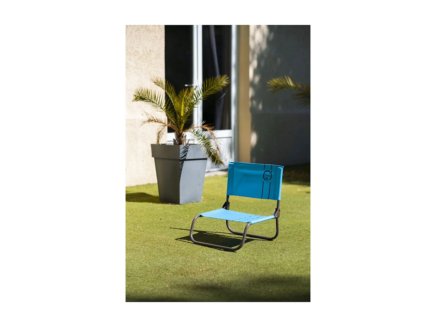 Lot de 2 chaises cale-dos de plage 1 pliure - O'Beach - Dimensions : 40 x 50 x 45 cm