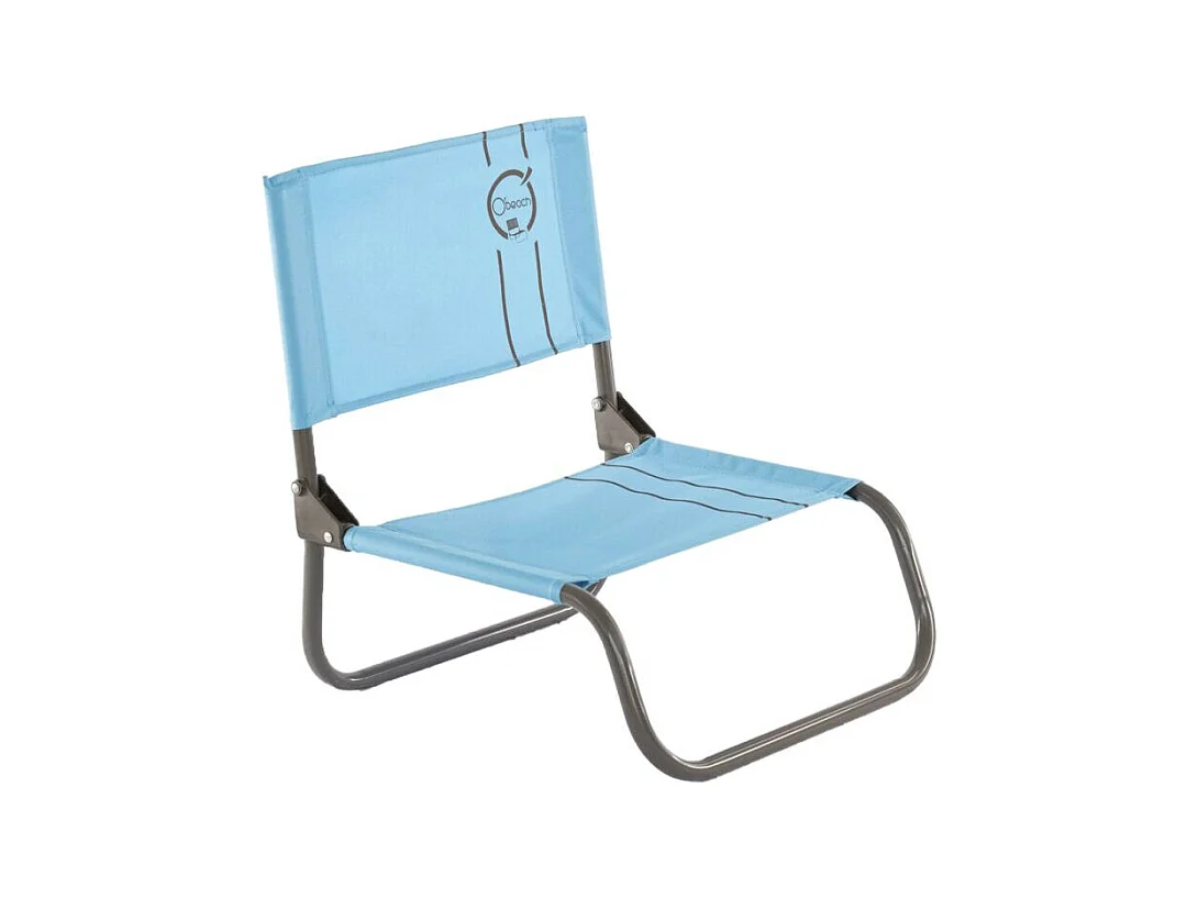 Chaise cale-dos de plage 1 pliure - O'Beach - Dimensions : 40 x 50 x 45 cm