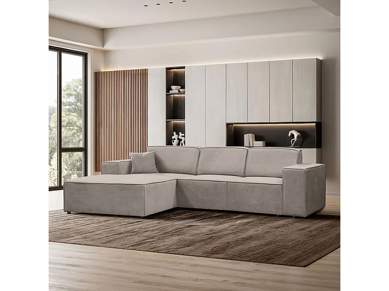 ECKSOFA ohne Schlaffunktion Pedro L cappuccino links