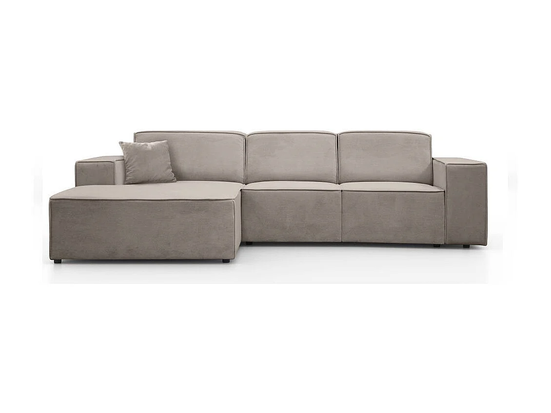 Hoekbank zonder slaapfunctie Pedro L cappuccino links