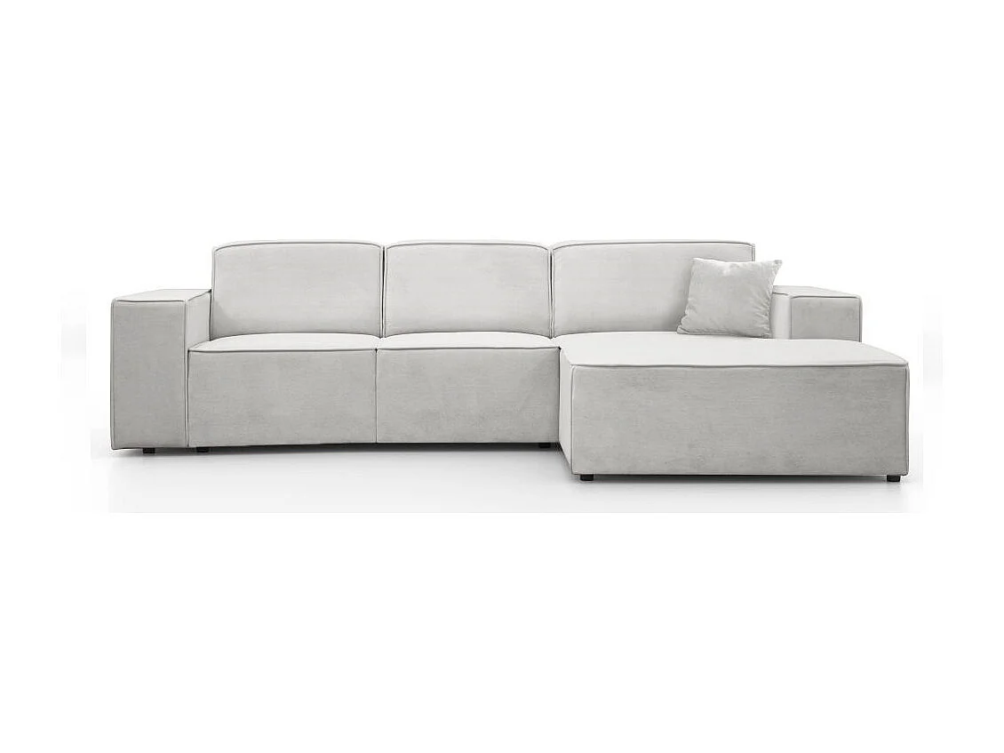Hoekbank zonder slaapfunctie Pedro L beige rechts