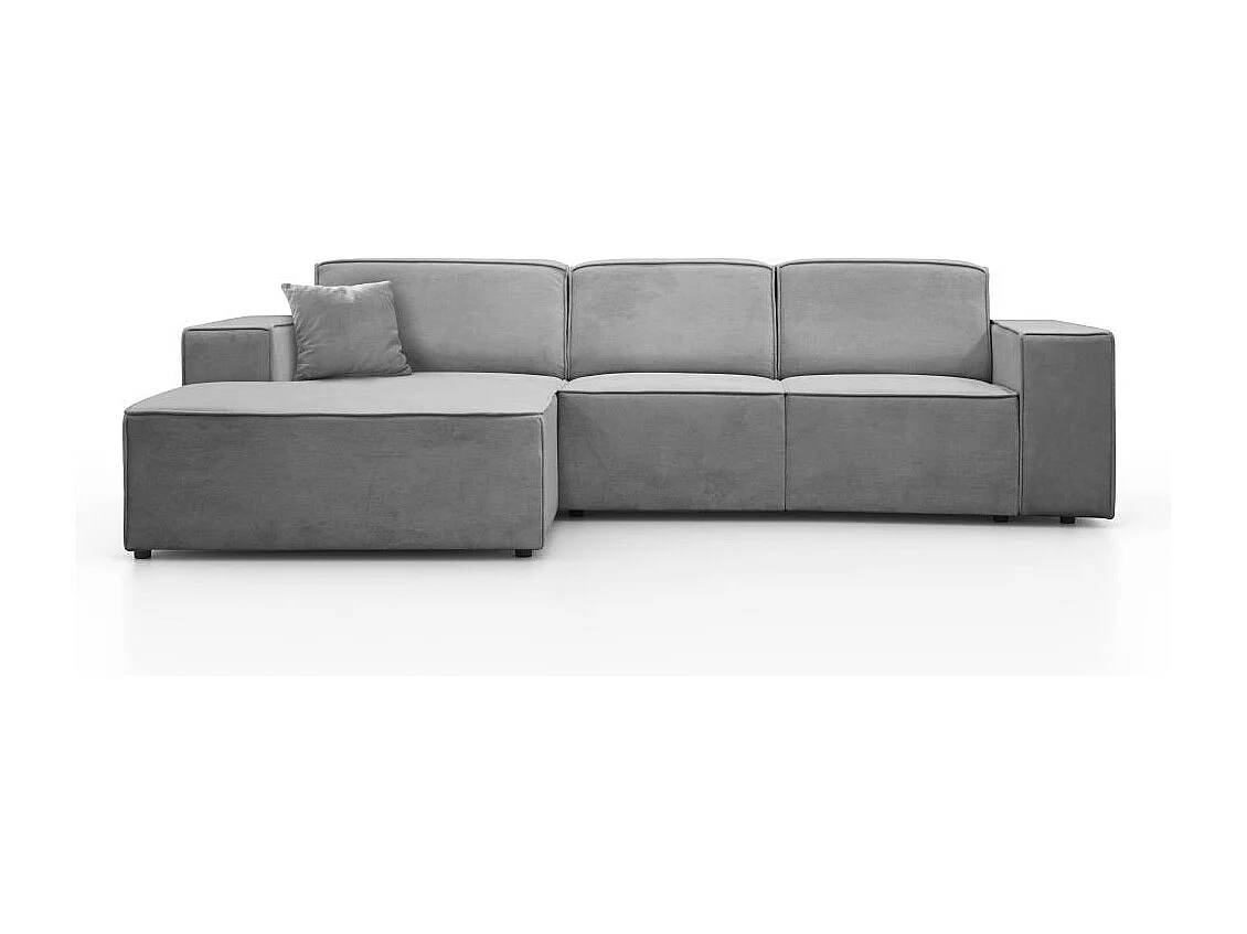 Hoekbank zonder slaapfunctie Pedro L lichtgrijs links