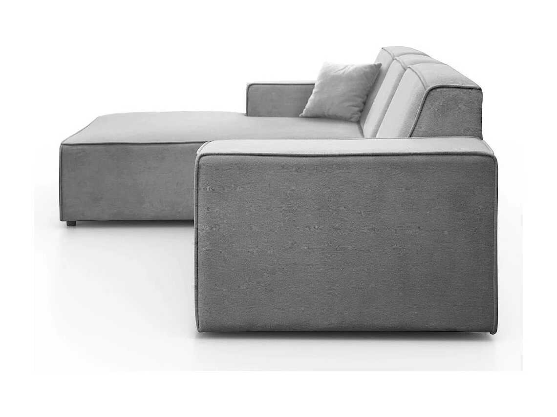 Hoekbank zonder slaapfunctie Pedro L lichtgrijs links