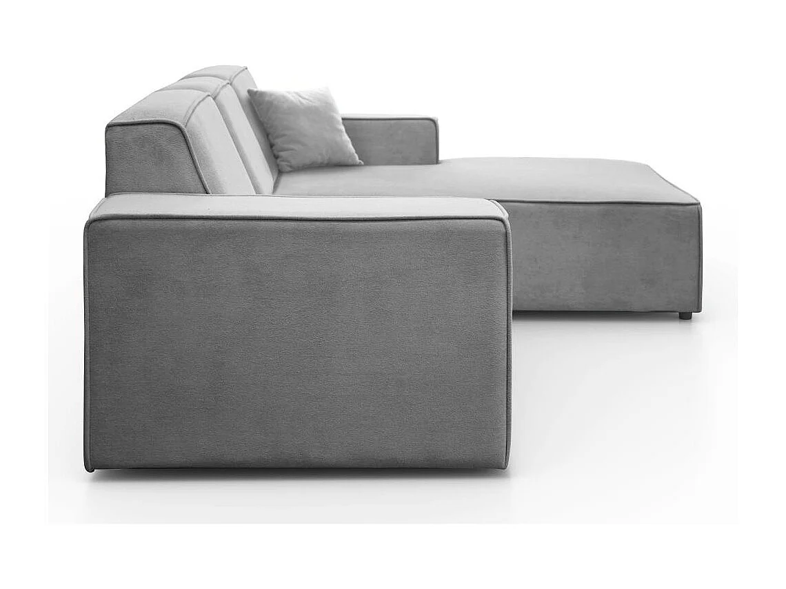 Hoekbank zonder slaapfunctie Pedro L lichtgrijs rechts