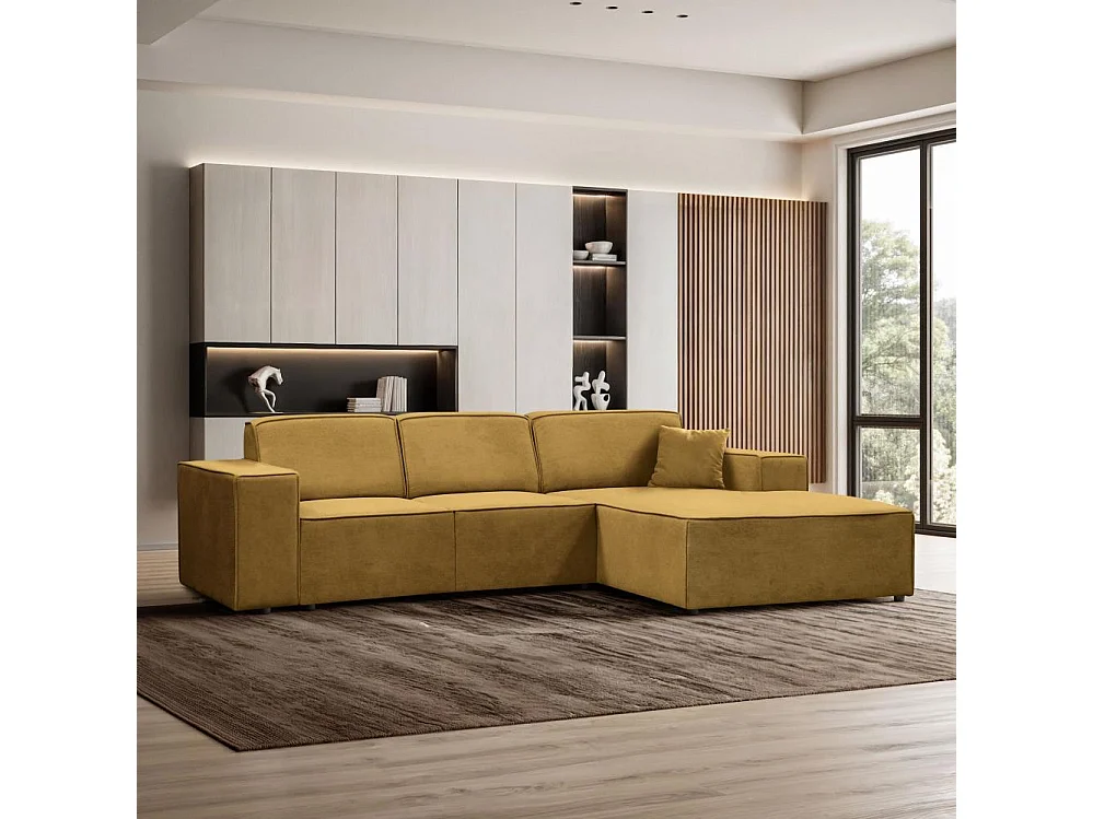 ECKSOFA ohne Schlaffunktion Pedro L gelb rechts