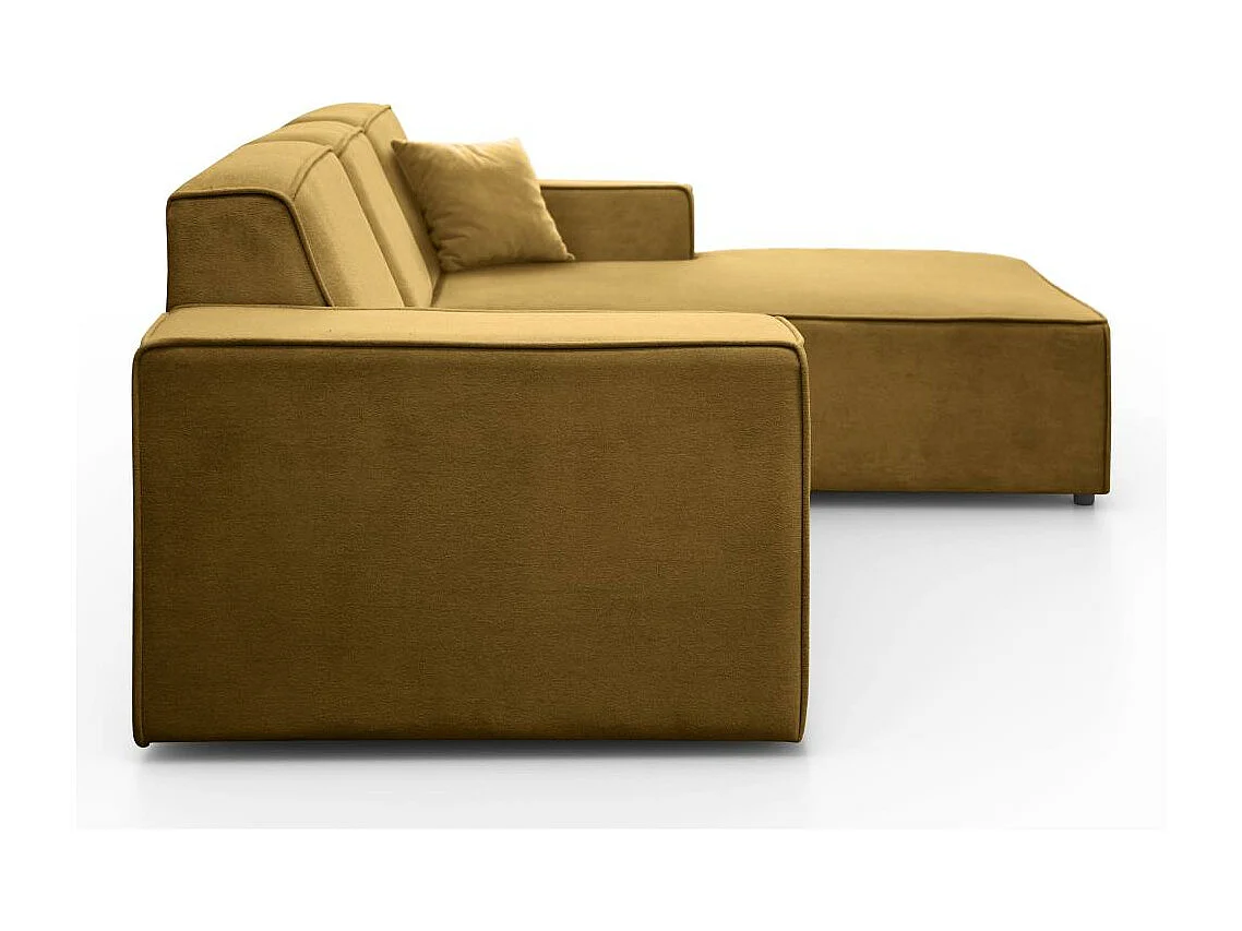 Hoekbank zonder slaapfunctie Pedro L geel rechts