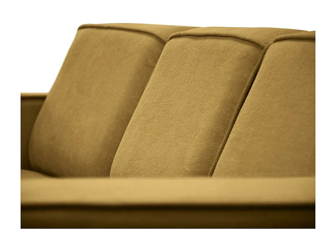 Hoekbank zonder slaapfunctie Pedro L geel rechts