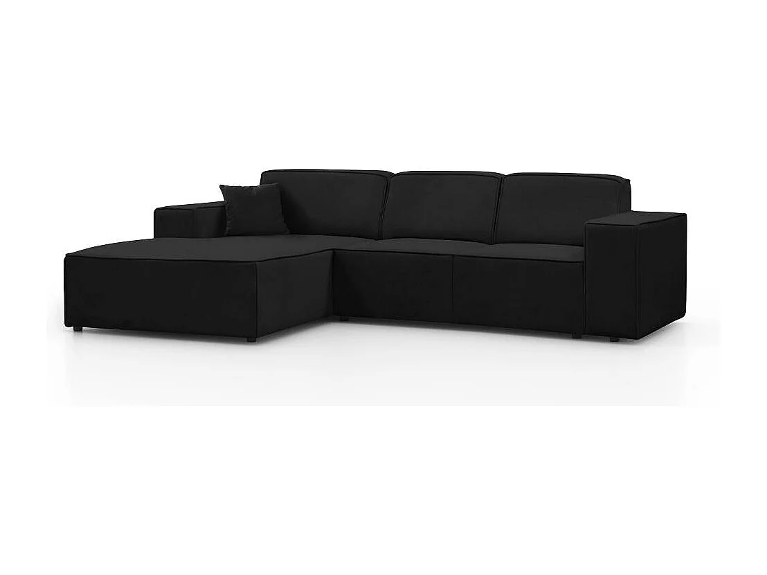 ECKSOFA ohne Schlaffunktion Pedro L schwarz links