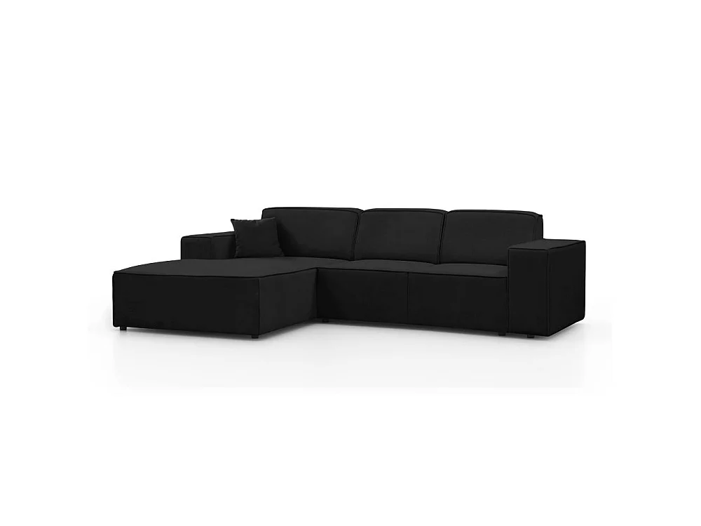 CANAPE sans fonction sommeil Pedro L noir gauche