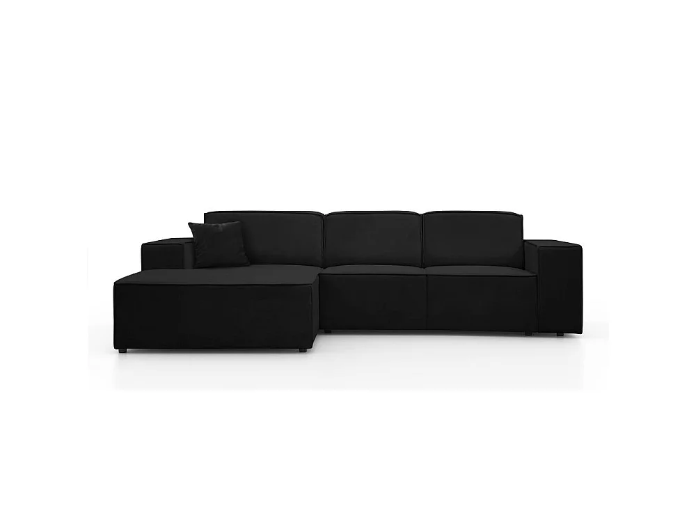 CANAPE sans fonction sommeil Pedro L noir gauche