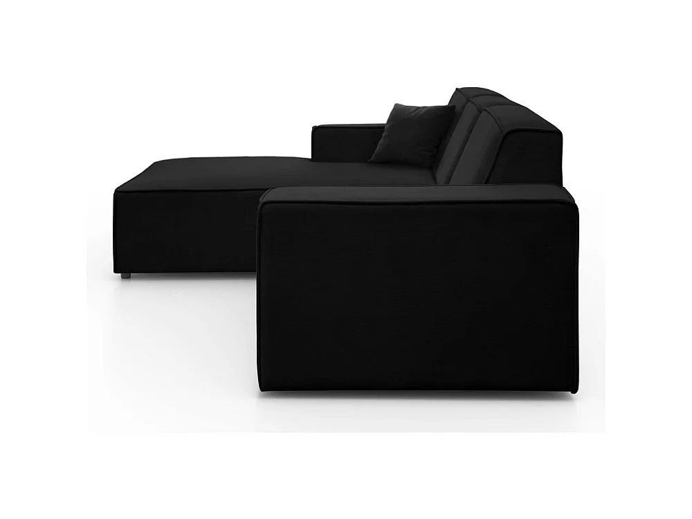 CANAPE sans fonction sommeil Pedro L noir gauche