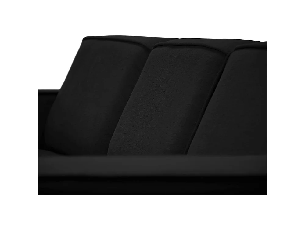 CANAPE sans fonction sommeil Pedro L noir gauche