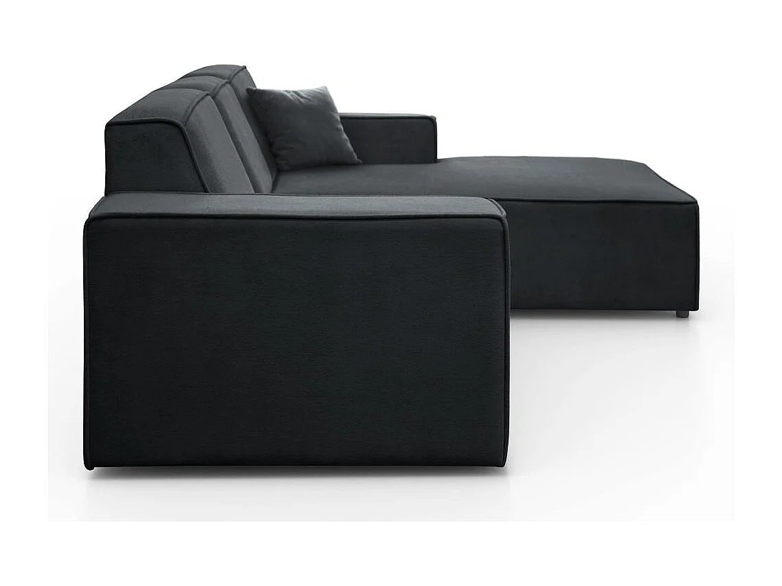 ECKSOFA ohne Schlaffunktion Pedro L dunkelgrau rechts