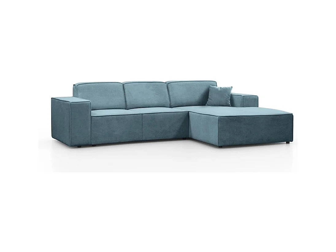 Hoekbank zonder slaapfunctie Pedro L lichtblauw rechts