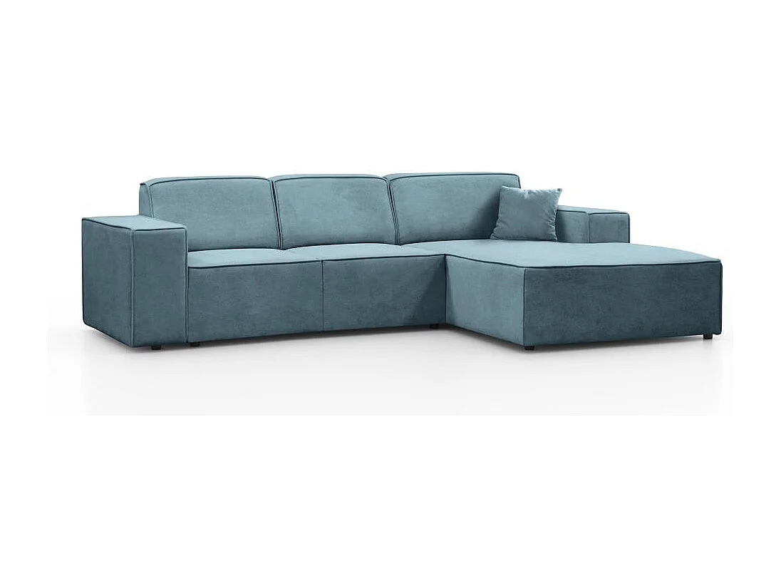 Hoekbank zonder slaapfunctie Pedro L lichtblauw rechts