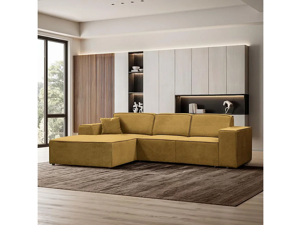 ECKSOFA ohne Schlaffunktion Pedro L gelb links