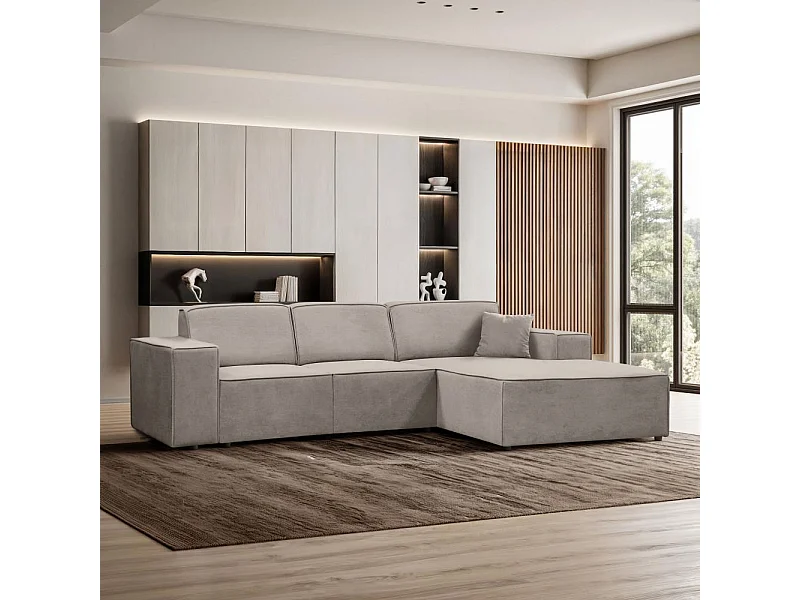 ECKSOFA ohne Schlaffunktion Pedro L cappuccino rechts