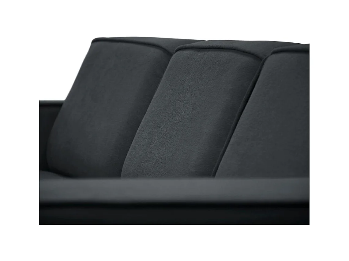 CANAPE sans fonction sommeil Pedro L gris foncé gauche