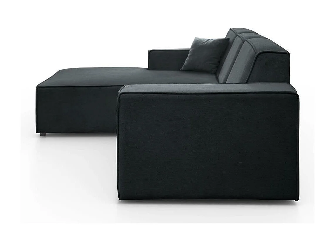 CANAPE sans fonction sommeil Pedro L gris foncé gauche