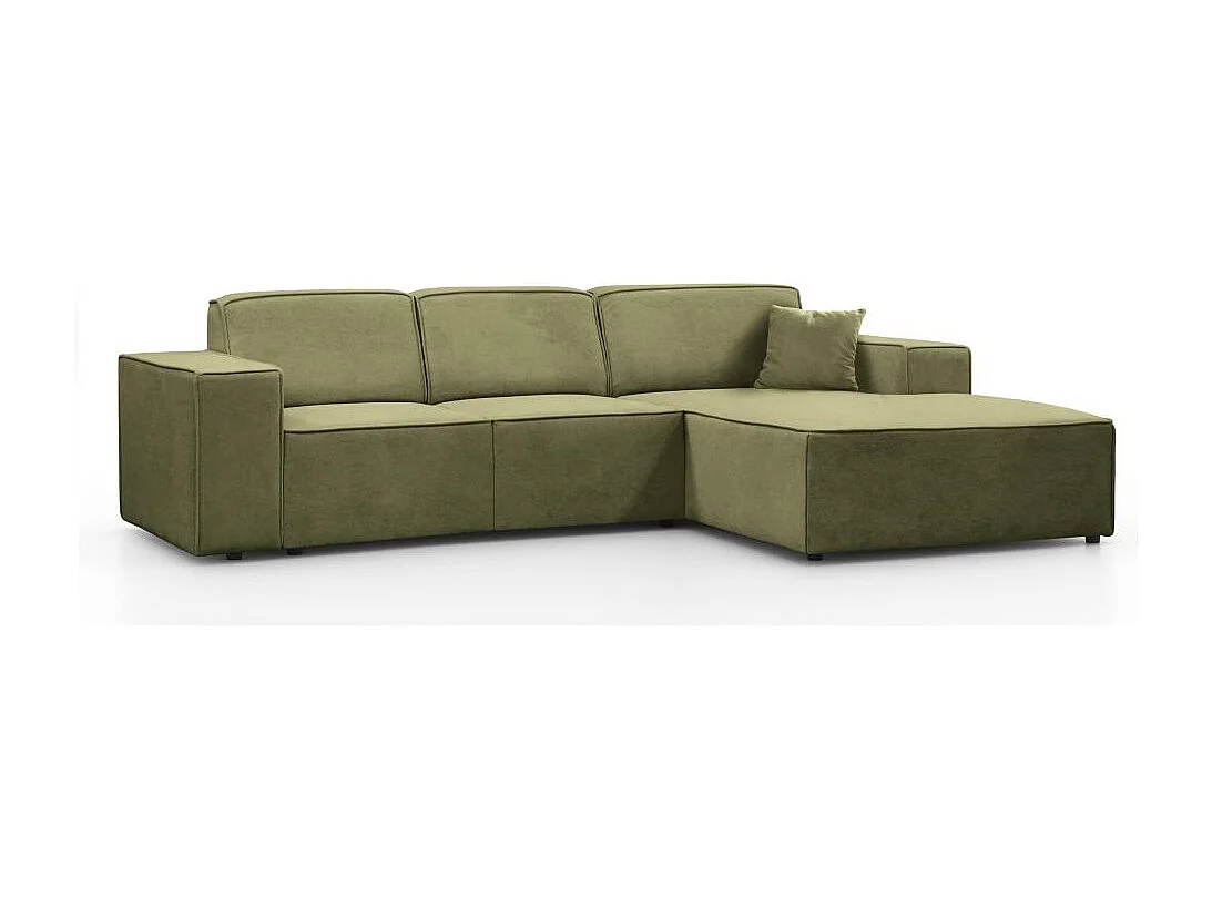 Hoekbank zonder slaapfunctie Pedro L lichtgroen rechts