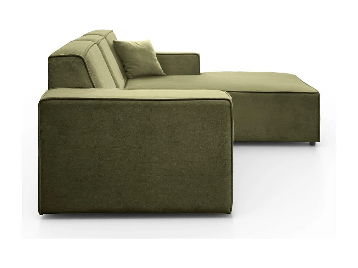 Hoekbank zonder slaapfunctie Pedro L lichtgroen rechts