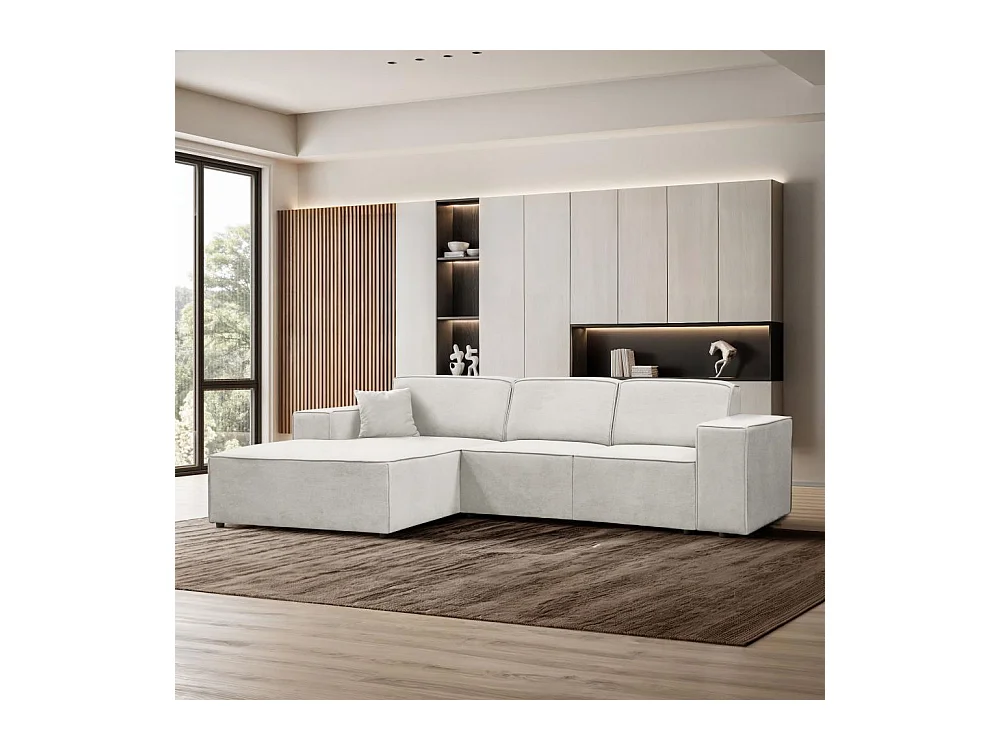CANAPE sans fonction sommeil Pedro L beige gauche